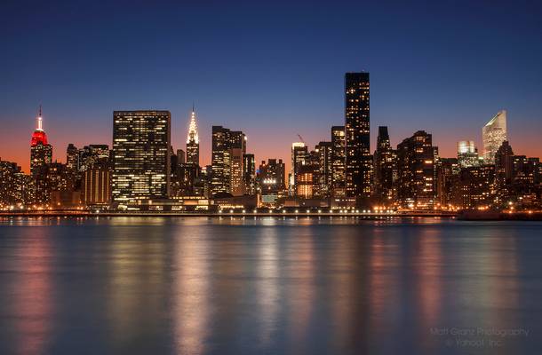 Twilight over Manhattan