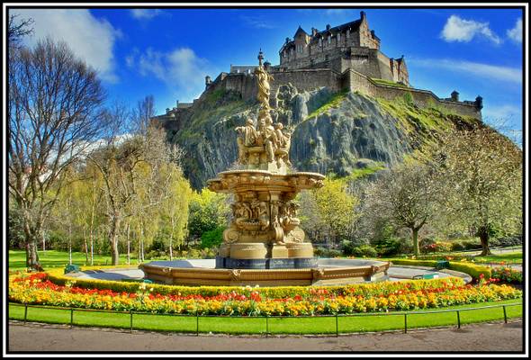 Ross Fountain, Princes St. Gardens. Edinburgh.