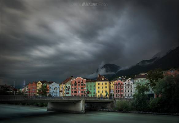 Dark clouds over Innsbruck