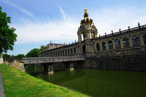 The moat of Zwinger Palace, Dresden