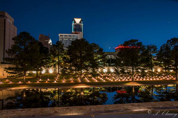 Night at the OKC Bombing Memorial