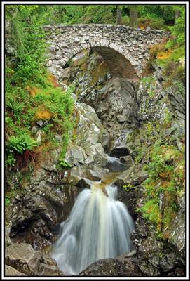 Cascading Waters at the Falls of Bruar