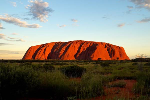 Uluru / Ayer's rock at sunset
