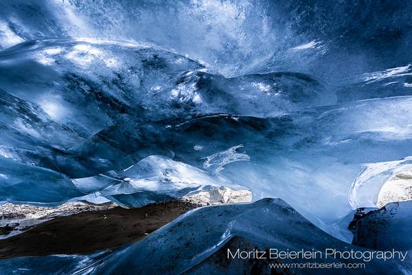 Underneath the glacier