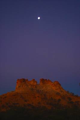 Castle Rock at dusk