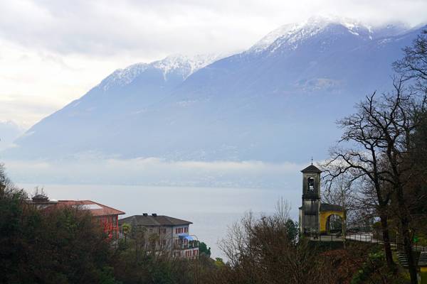 Lago Maggiore from Sacro Monte, Brissago, Ticino