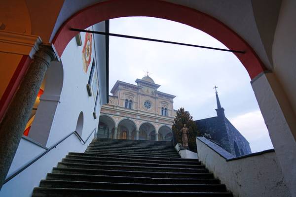 Stairway to the Sanctuary of Madonna del Sasso, Locarno