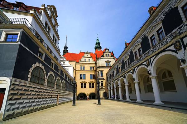 Stallhof at Dresden Castle, Germany