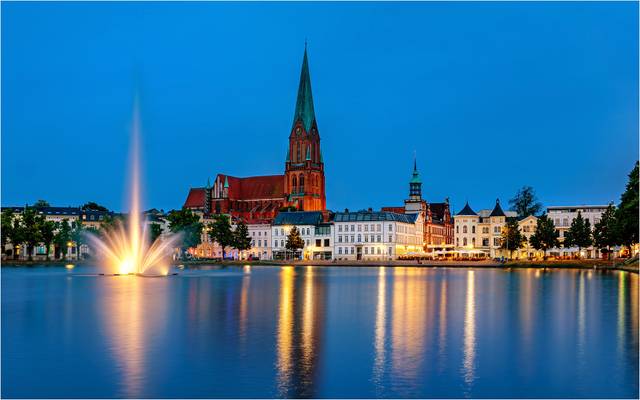 Evening in Schwerin, Germany (explored)