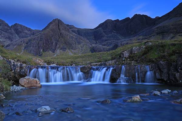 A Fairy Pool at Dusk.