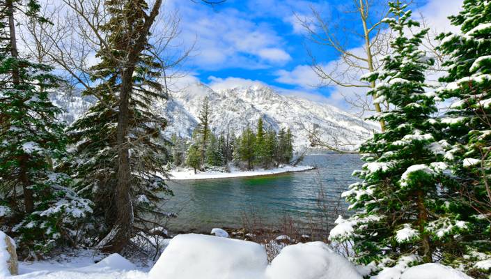 "First Snow of the Season" Grand Teton NP Wyoming
