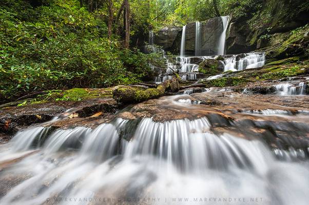 Virginia Hawkins Falls - Jocassee Gorges