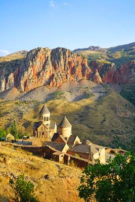 Picturesque monastery in the Armenian mountains, Noravank