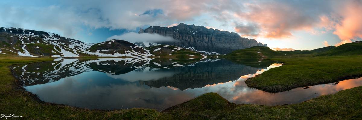 Lac d'Anterne @ sunset
