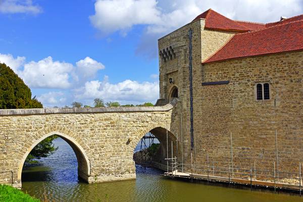 Leeds Castle bridge across the moat