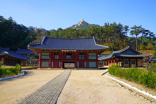 Buddhist Temple in the Diamond Mountains, North Korea