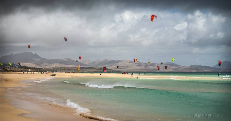 Kiter in Fuerteventura