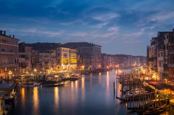 Canal Grande at the blue hour