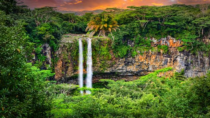"The Chamarel Waterfalls" Mauritius *