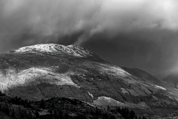 Snow clouds over Inverinate