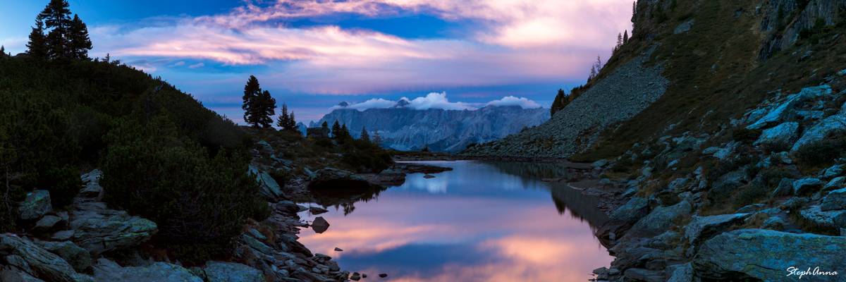 Abendröte Spiegelsee