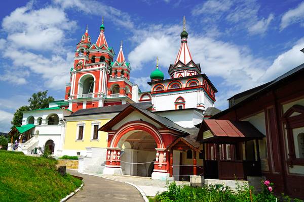 Holy Trinity church over the gate, Zvenigorod, Russia