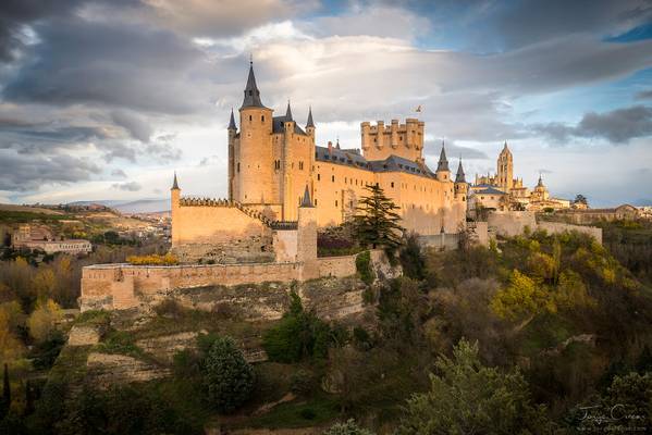 Alcazar (Segovia) in golden hour