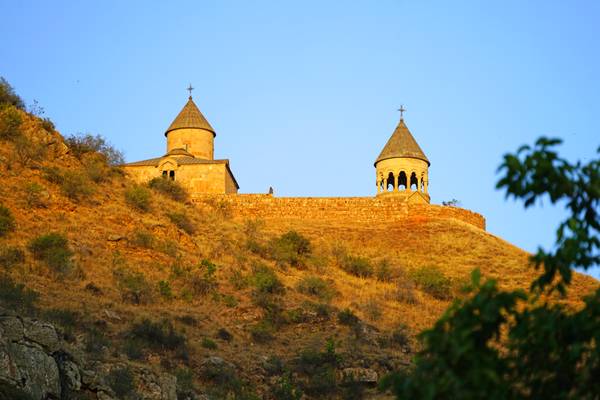Noravank monastery from the road underneath