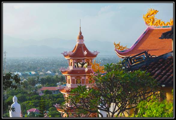 Buddhist Monastery on Ba Nai Hill in Phan Thiet