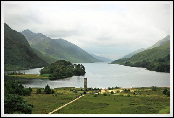 The Glenfinnan Monument and Loch Sheil