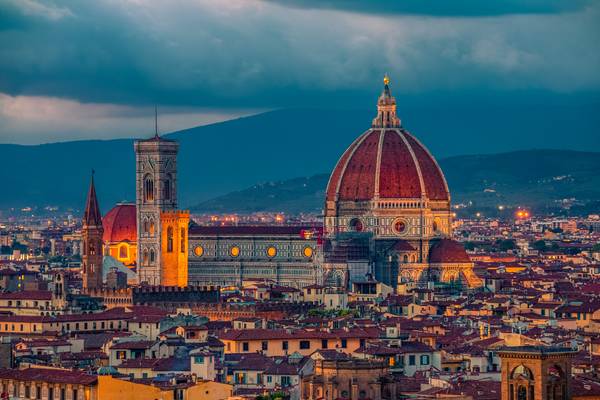 Florence at blue hour