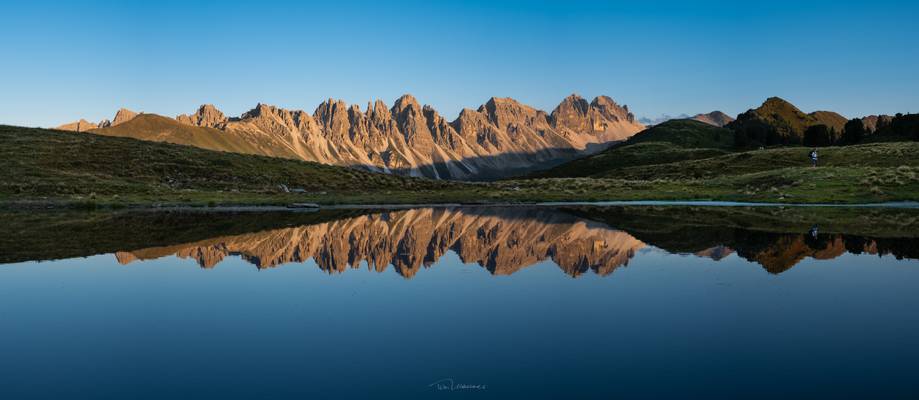 evening in the alps