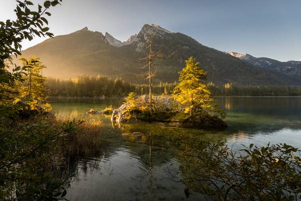 early morning light over Hintersee
