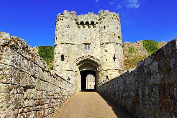 Woodville Gate of Carisbrooke Castle, Isle of Wight
