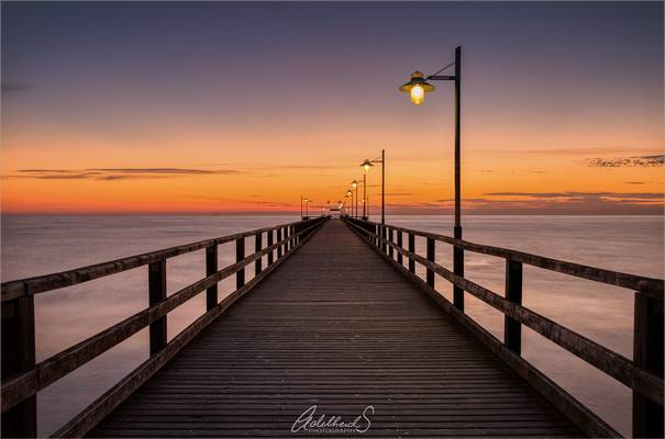 Bansin daybreak, Usedom, Germany