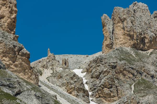 Gruppo Catinaccio - Salendo verso il passo Principe - Val de Vajolét