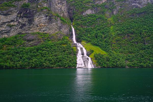 Friaren waterfall, Geirangerfjord, Norway