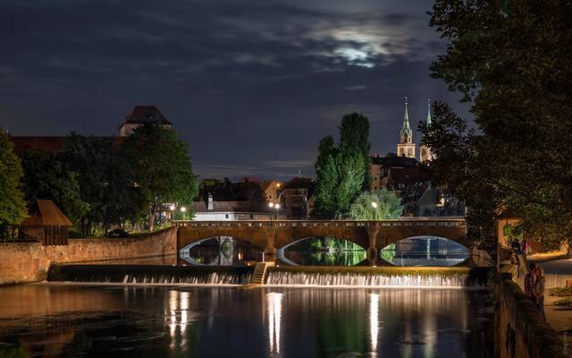 Sommerabend an der Maxbrücke [Nürnberg - August 2015]