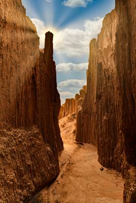 "Walk to the Light" Cathedral Gorge SP NV