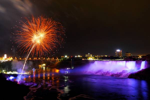 Niagara Falls Summer Fireworks, Ontario, Canada