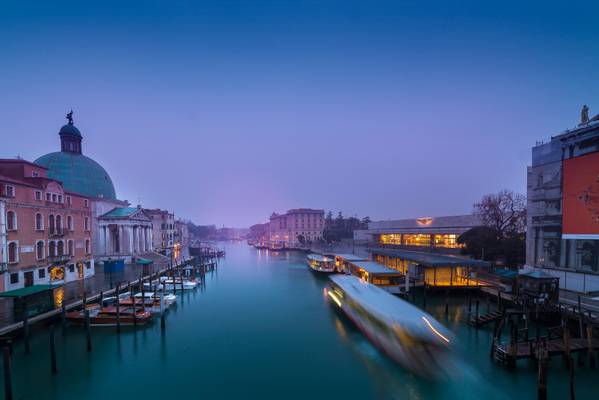Canal Grande at the blue hour