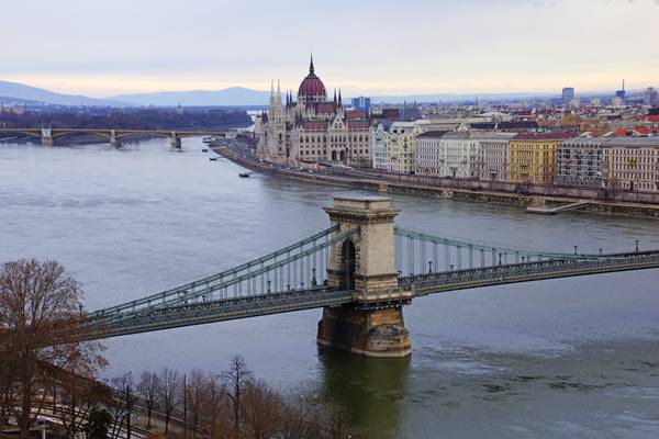 Chain Bridge & the Parliament, Budapest
