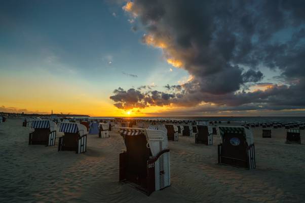 Strandkörbe an der Ostsee