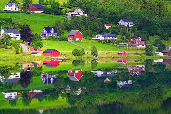 Calm & peaceful Sykkylvsfjord, Norway