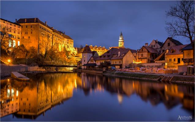 Cesky Krumlov in Blue Hour