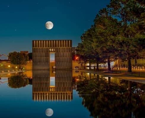 Moon over Memorial