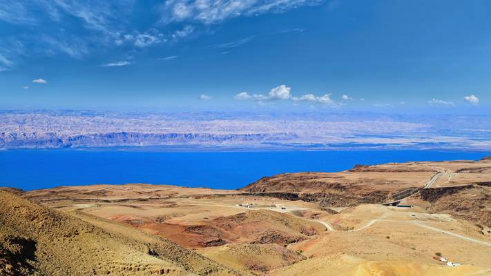 View of the Dead Sea and Jerusalem Heights.