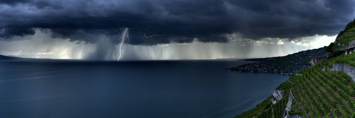 Storm over Lake Geneva