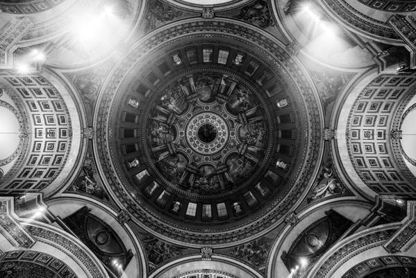 St Pauls Ceiling Monochrome