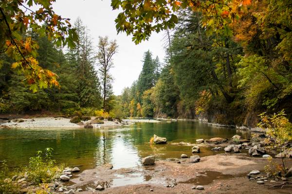 Breitenbush River, Cleator Bend, Oregon